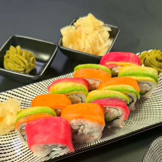 Rainbow Pine Plate.