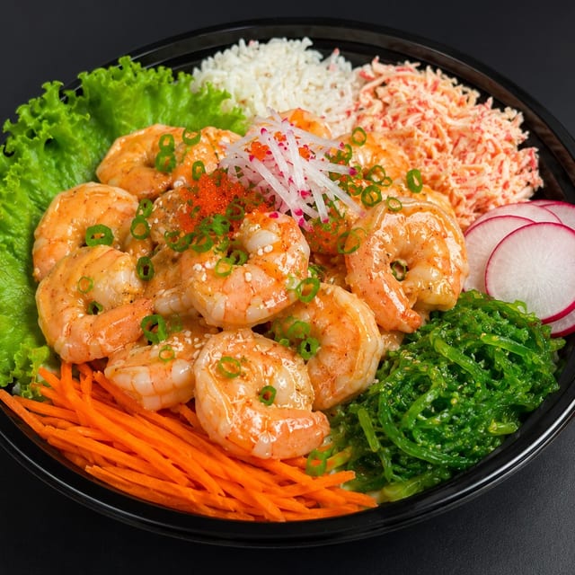 Shrimp Poke Bowl.